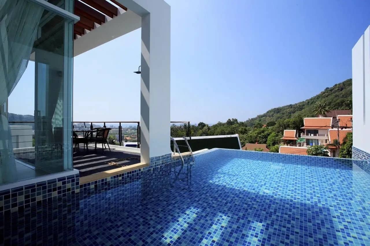 Private 4 Bedroom Sea View Villa in Kata for Rent, Kata, Phuket