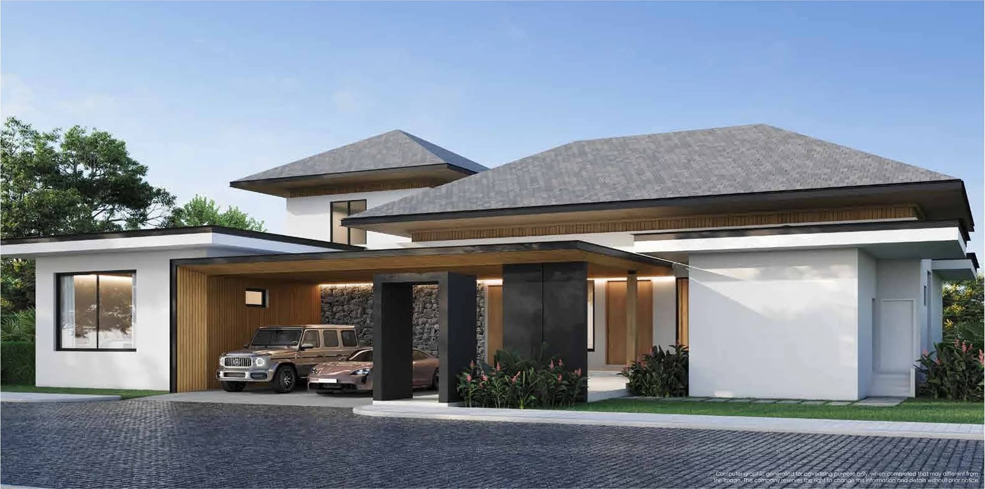 The Pano Baan Suan Loch Palm 3 Bedroom Pool Villa in Kathu for Sale, Kathu, Phuket