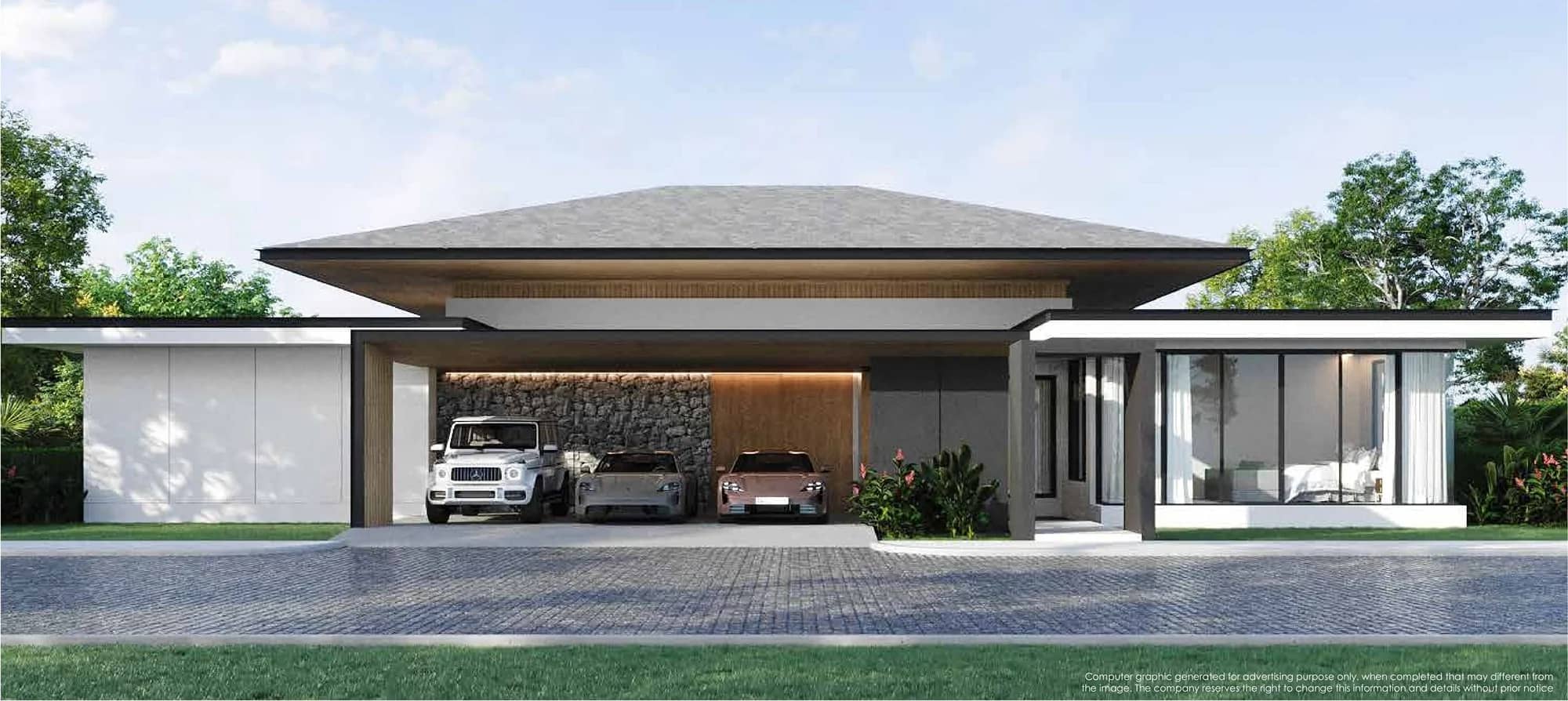 The Pano Baan Suan Loch Palm 4 Bedroom Pool Villa in Kathu for Sale, Kathu, Phuket