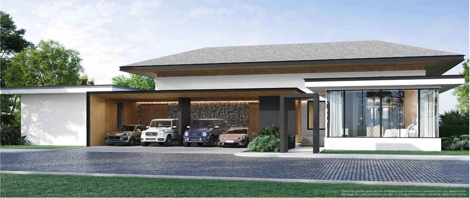 The Pano Baan Suan Loch Palm 4 Bedroom Pool Villa in Kathu for Sale, Kathu, Phuket