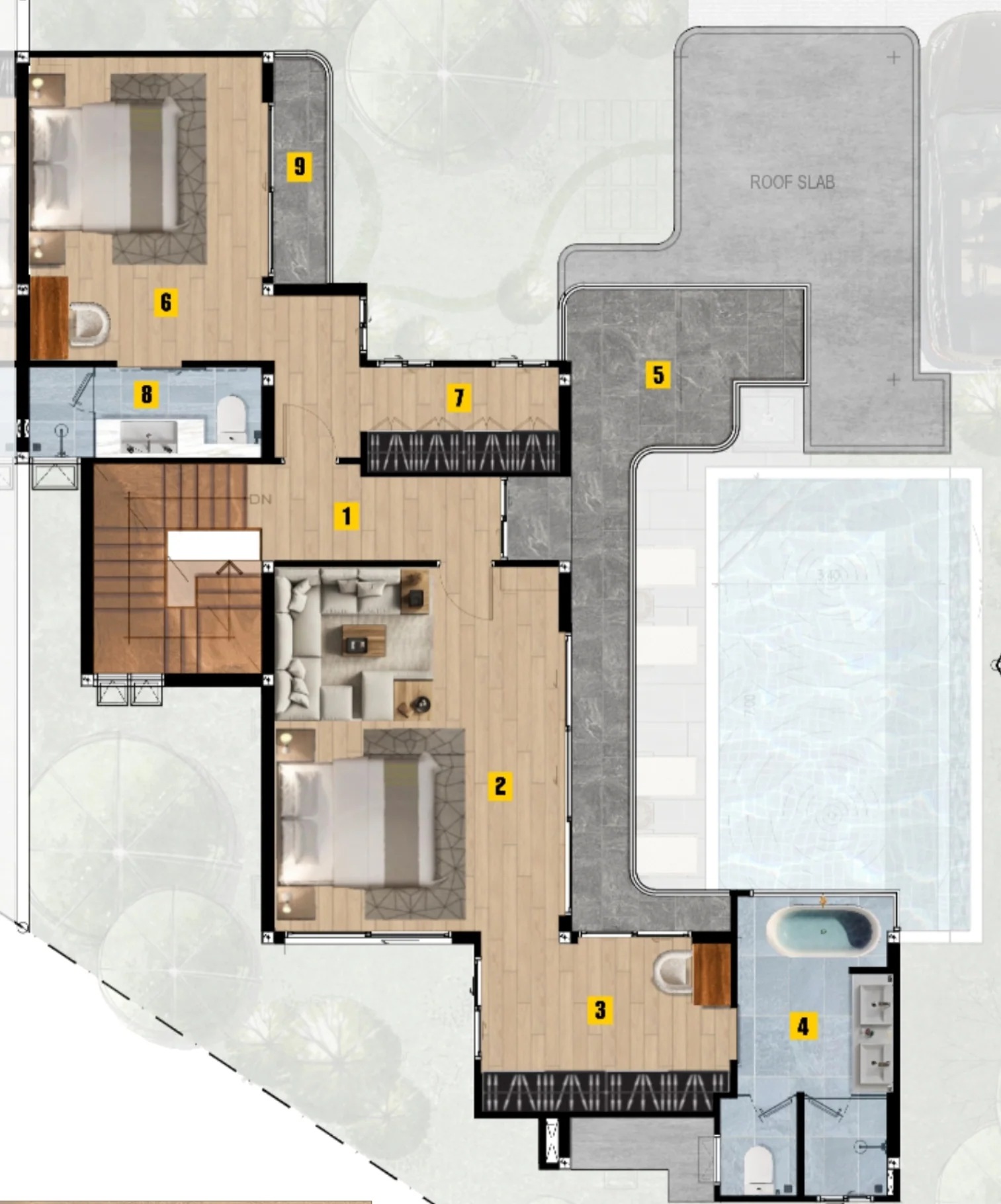 Phuvista Naithon 3 Bedroom Sea View Villa in Thalang for Sale, Thalang, Phuket