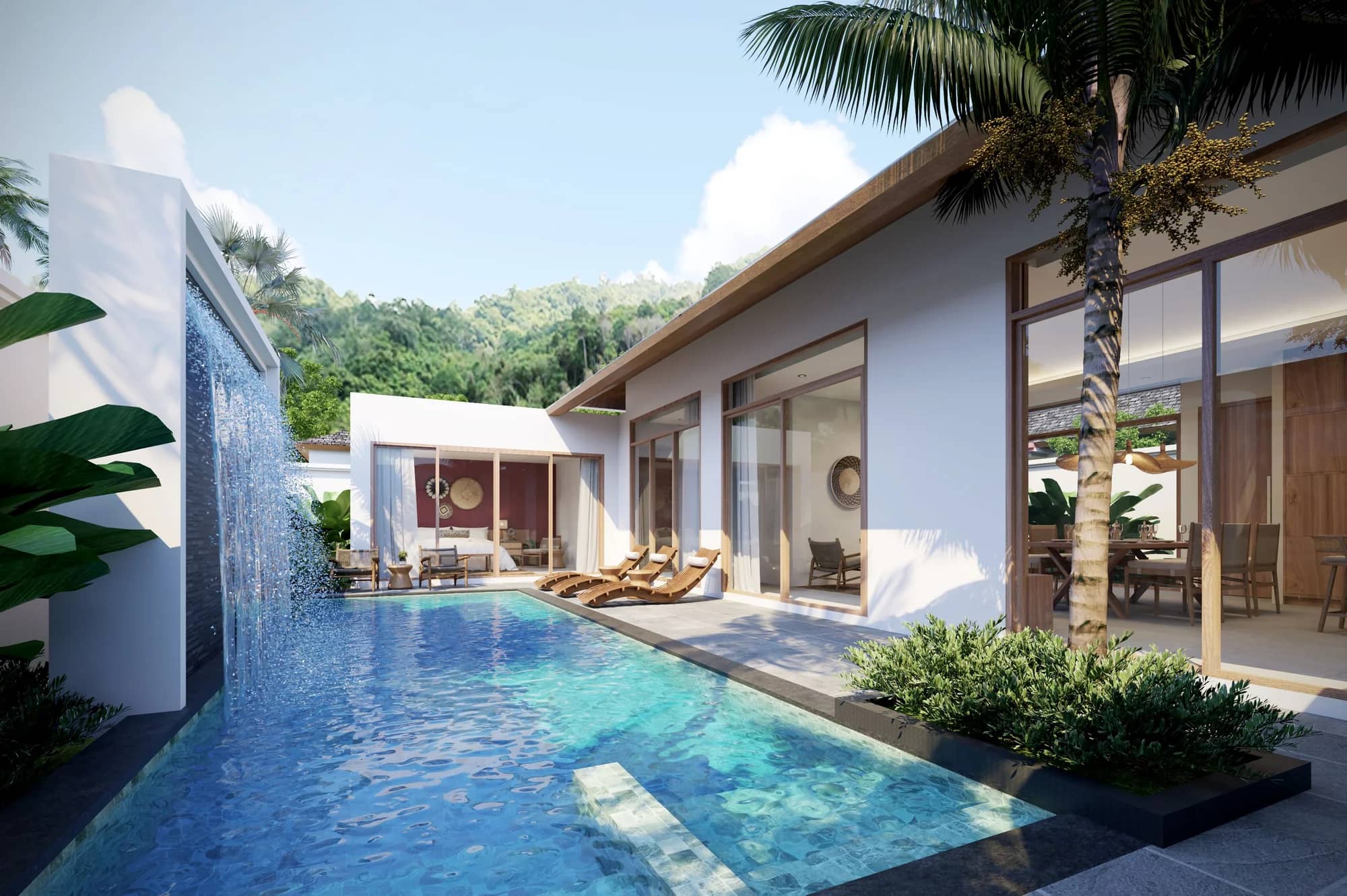 Phuvista 3 Naiyang 3 Bedroom Pool Villa in Thalang for Sale, Thalang, Phuket