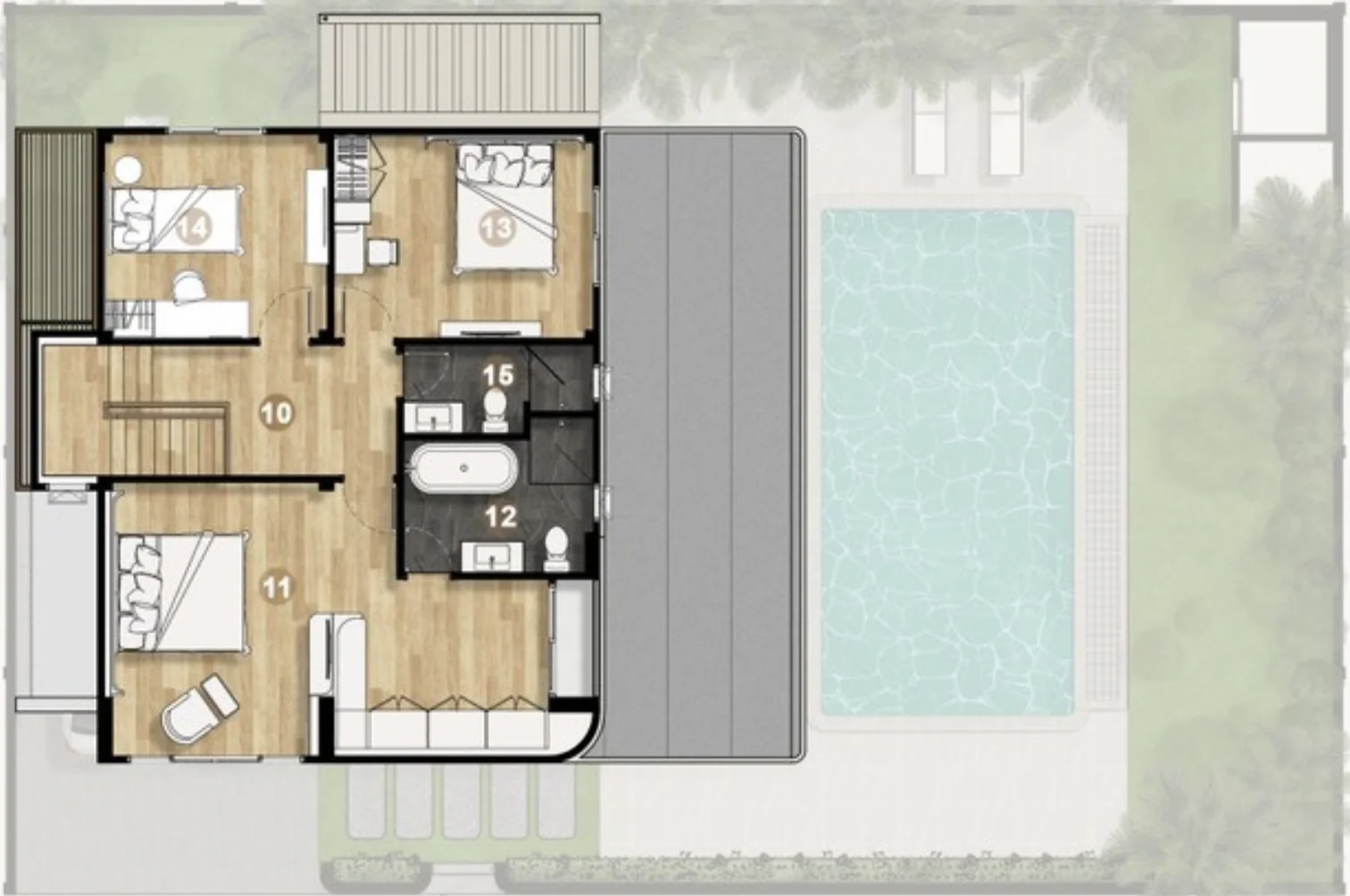 The Place Thalang 3 Bedroom Pool Villa in Bang Tao for Sale, Bang Tao, Phuket