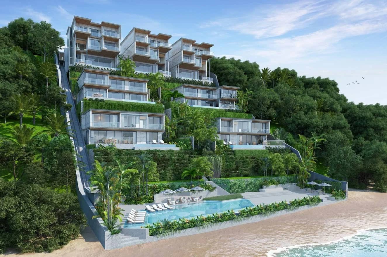 Ao Yon Beach Villas 4 Bedroom Sea View Villa in Cape Panwa for Sale, Cape Panwa, Phuket