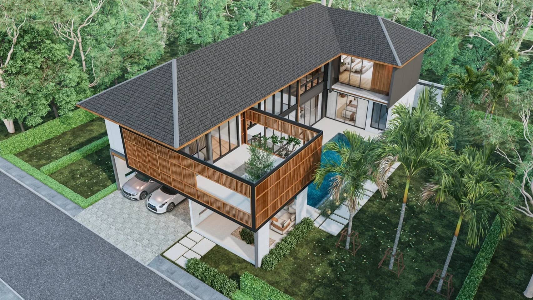 Mouana Grande 5 Bedroom Pool Villa in Chalong for Sale, Chalong, Phuket