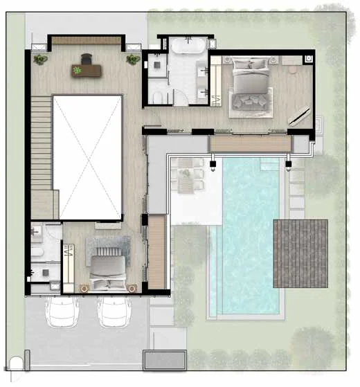 Serene Raya Villas Bangjo 3 Bedroom Pool Villa in Bang Tao for Sale, Bang Tao, Phuket
