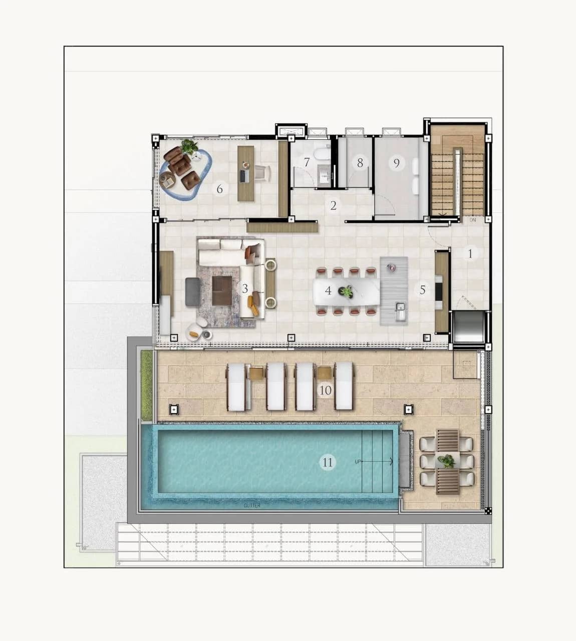 La Vista Luxury Villas 4 Bedroom Pool Villa in Chalong for Sale, Chalong, Phuket
