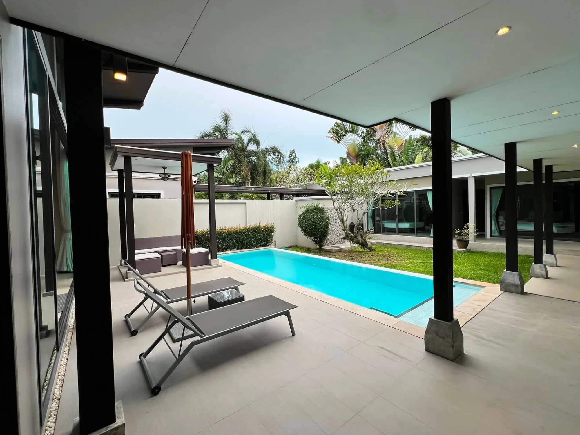 Modern 3 Bedroom Luxury Pool Villa in Baan Wana Cherngtalay Bang Tao Area For Long Term, Bang Tao, Phuket
