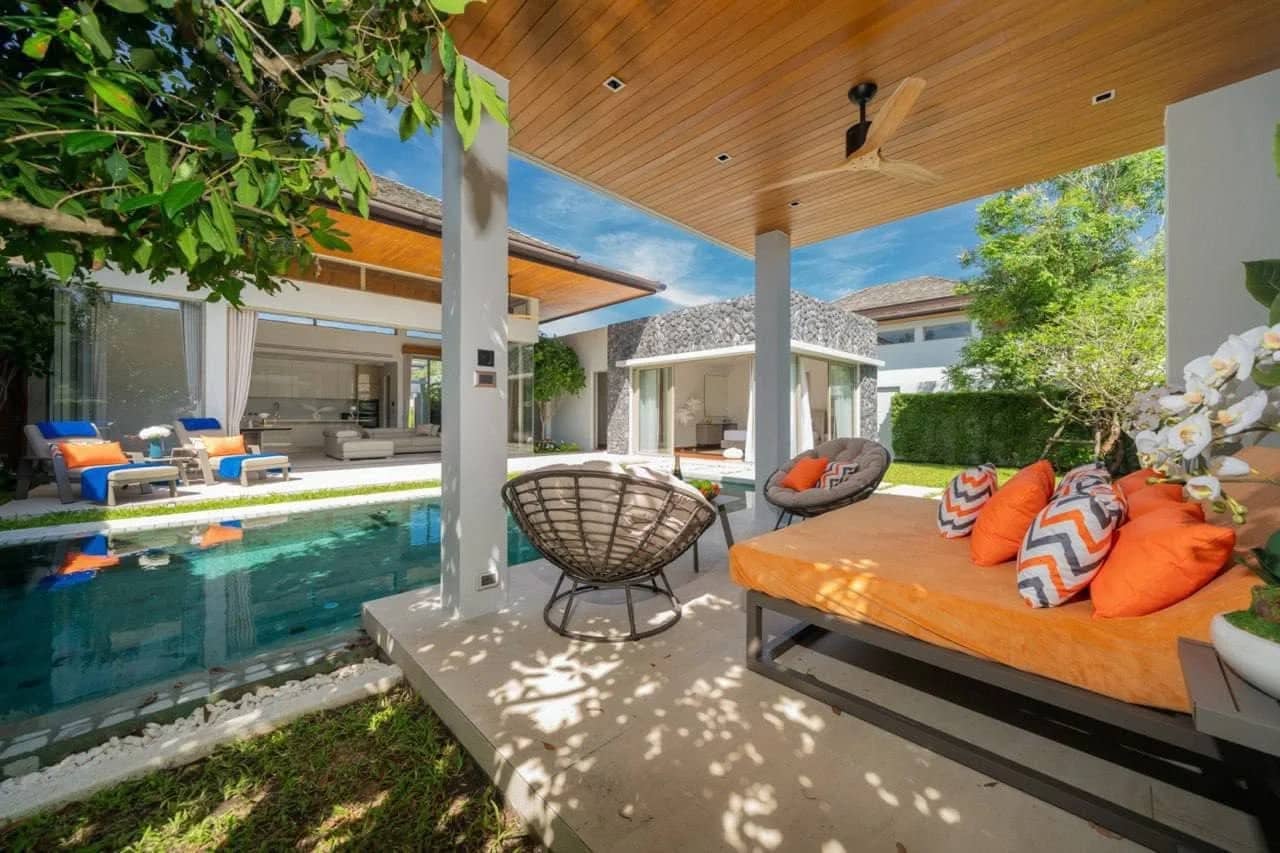Modern 4 Bedroom Luxury Private Pool Villa in Bang Tao for Long Term Rental, Bang Tao, Phuket