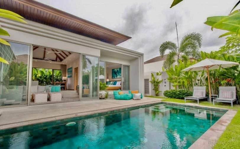 Elegant 3 Bedroom Private Pool Villa in Cherng Talay for Long Term Rental, Bang Tao, Phuket