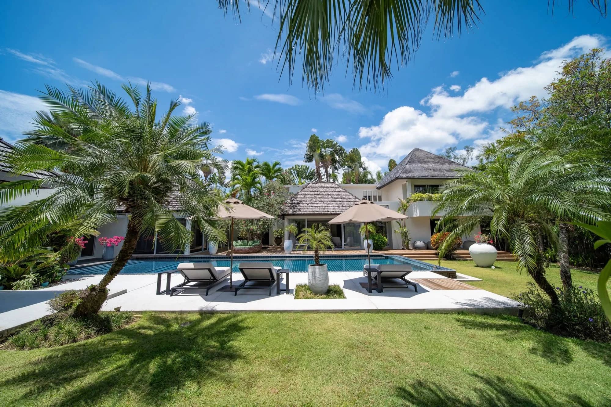 Modern Luxury 5 Bedroom Villa in Layan Estate for Long Term Rental, Bang Tao, Phuket