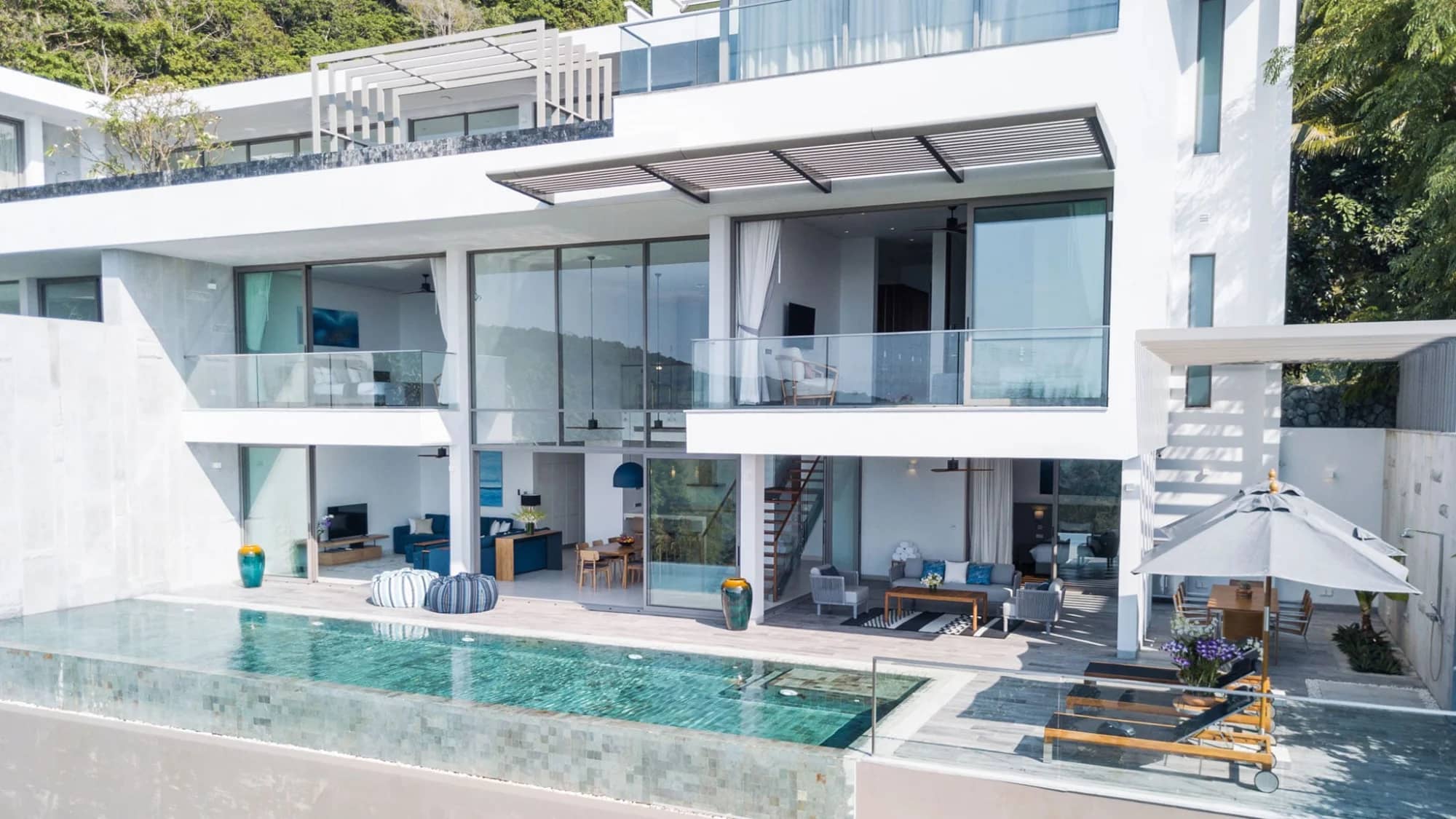 Luxury 4 Bedroom Duplex Villa in Naithon for Long Term Rental, Thalang, Phuket