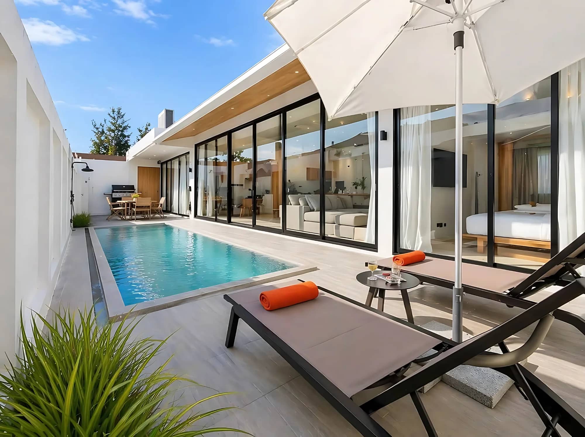 Private 3 Bedroom Beachfront Villa in Cherngtalay for Rent, Bang Tao, Phuket