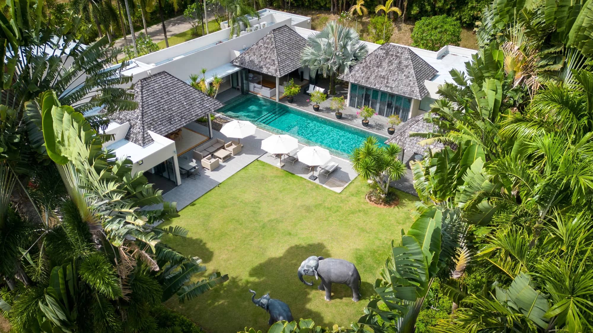 Private 5 Bedroom Pool Villa in Layan for Rent, Bang Tao, Phuket