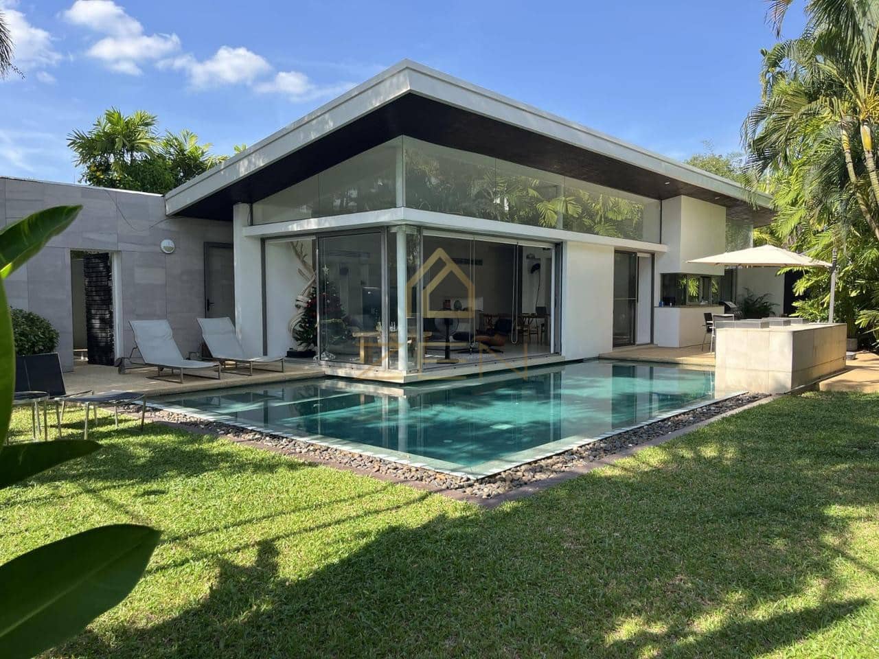 Spacious Modern 3 bedrooms pool Villa in Layan for Rent, Bang Tao, Phuket