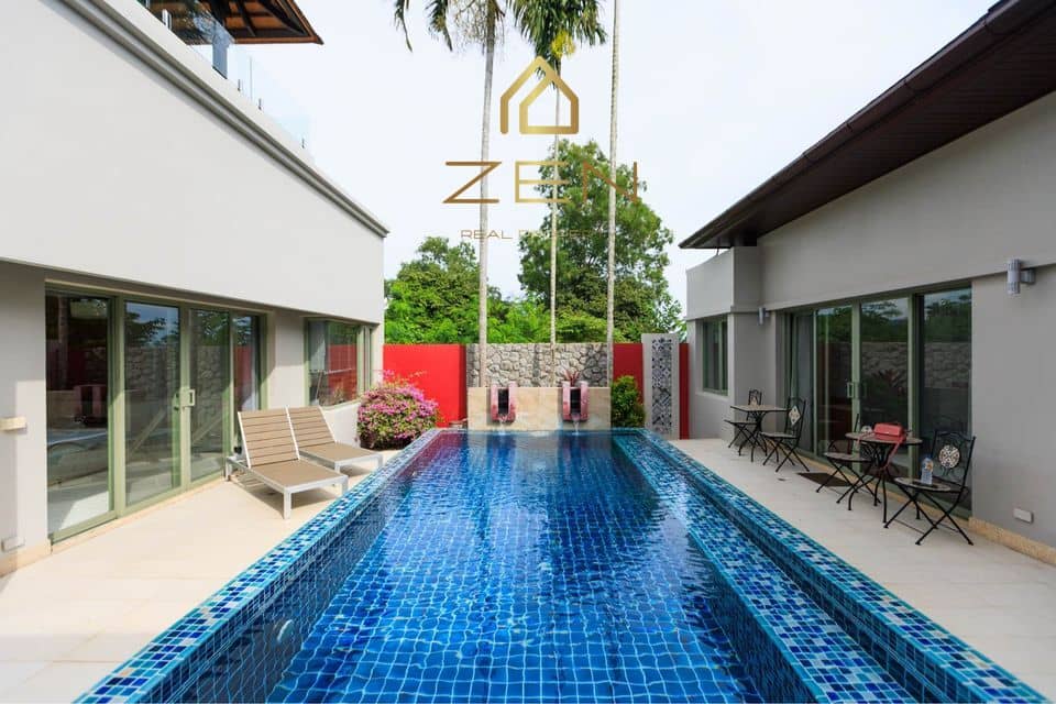3-Bedrooms Luxury Villa in Choeng Thale For Rent, Bang Tao, Phuket