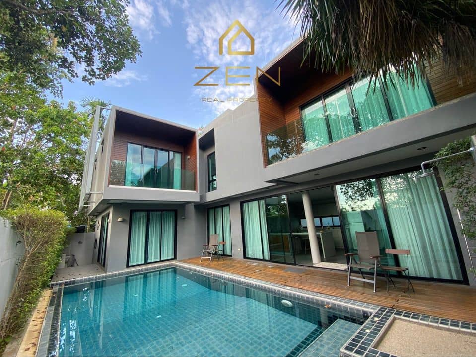 Modern Pool Villa: 3 Bedrooms in Bang Tao for Rent, Bang Tao, Phuket