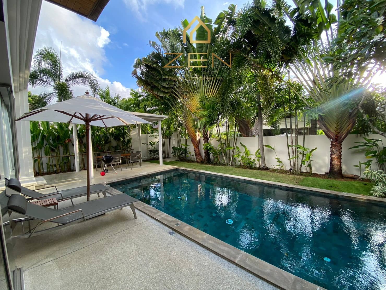 Tropical 3-Bedroom Villa – Bang Tao for rent, Bang Tao, Phuket