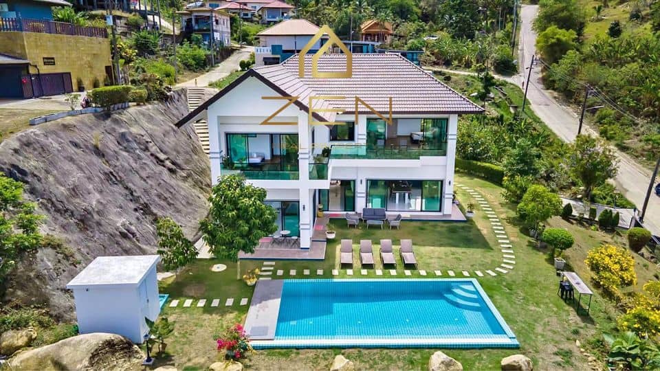 Luxury Seaview 4-bedroom Private Pool Villa in Karon for Rent, Karon, Phuket
