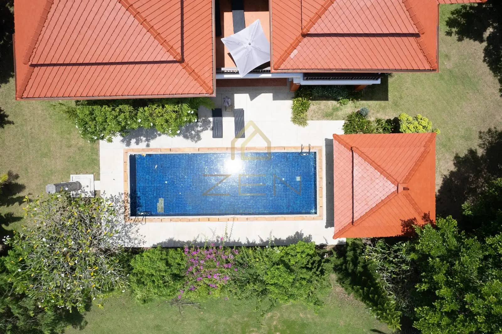 Pool with Big garden 4-Bedroom Villa for Rent in Bangtao, Bang Tao, Phuket