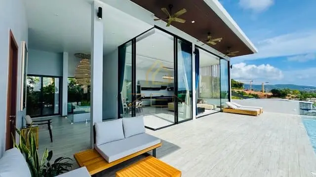 Modern 5-Bedroom Ocean View Villa in Ocean Hills Phuket – Long-Term Rental, Bang Tao, Phuket