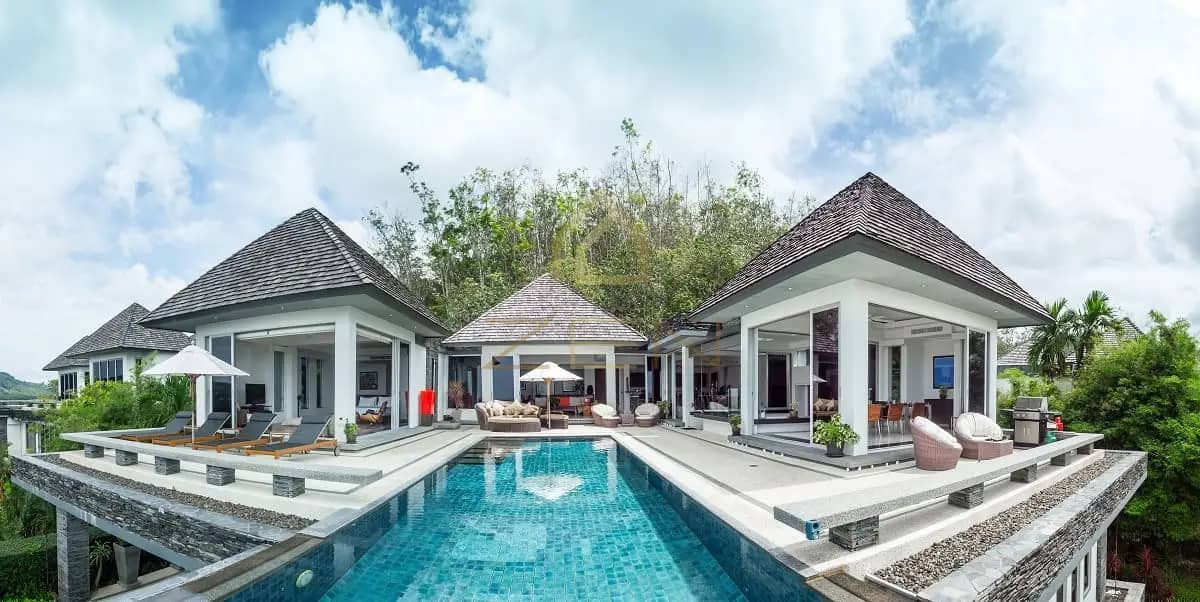 Modern 5-Bedroom Villa Layan with Panoramic Sea Views – Sale, Bang Tao, Phuket