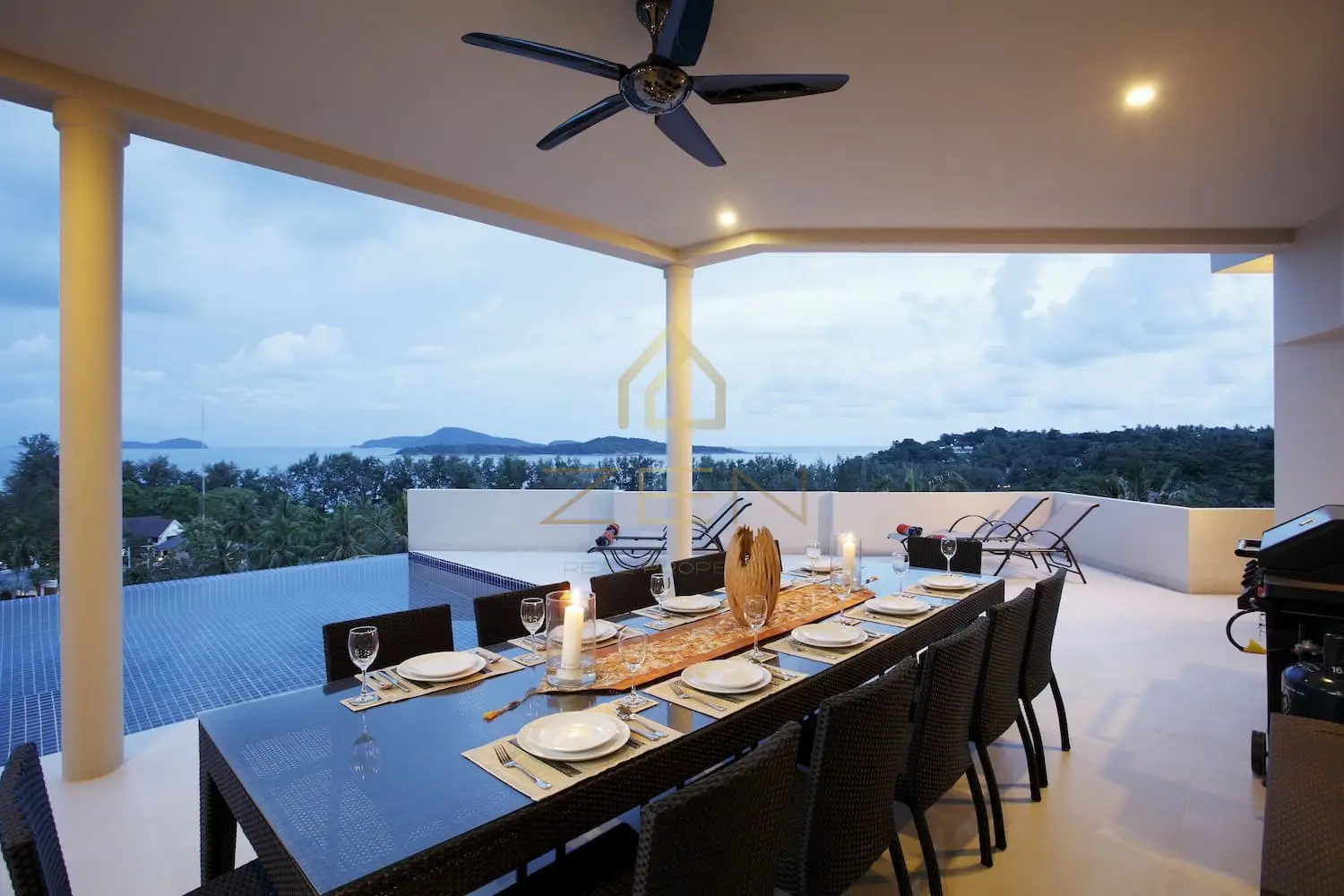 Modern 9-Bedroom Sea View Villa in Rawai — Long-Term Rental, Rawai, Phuket
