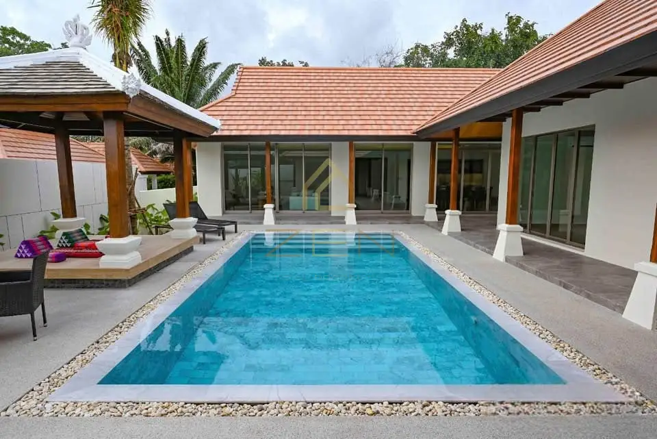 Modern 3+1 Bedroom Luxury Villa in Pasak 4, Choeng Thale – Long-Term Rental, Bang Tao, Phuket