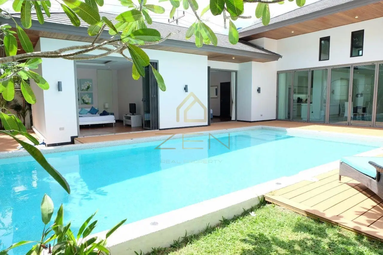 Modern 4-Bedroom Mandala Villa – Long-Term Rental, Bang Tao, Phuket