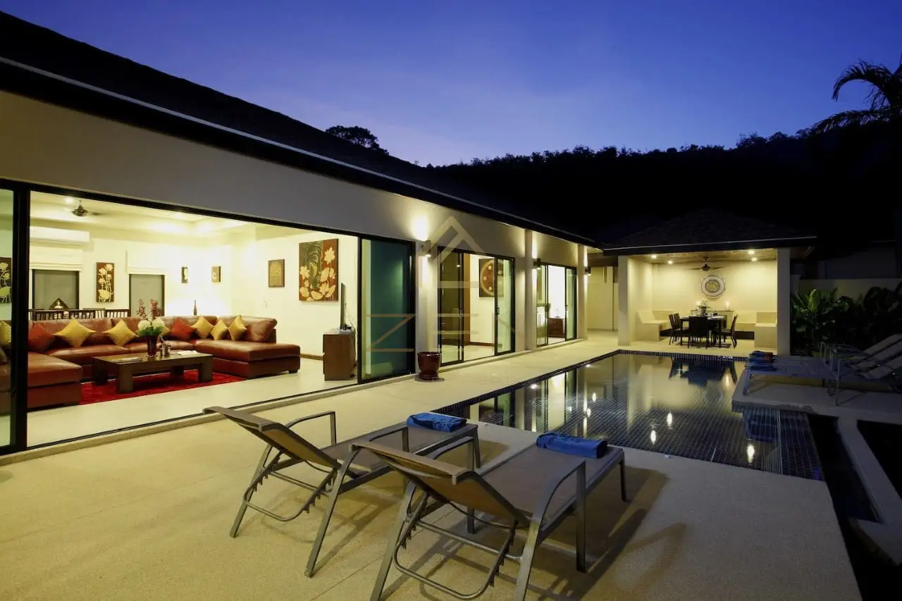 Modern 3-Bedroom Ruby Villa in Nai Harn — Long-Term Rental, Rawai, Phuket