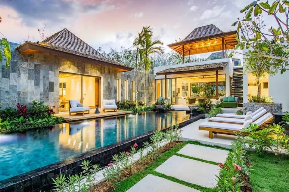 Modern 3-Bedroom Luxury Garden Villa for Rent in Phuket, Bang Tao, Phuket