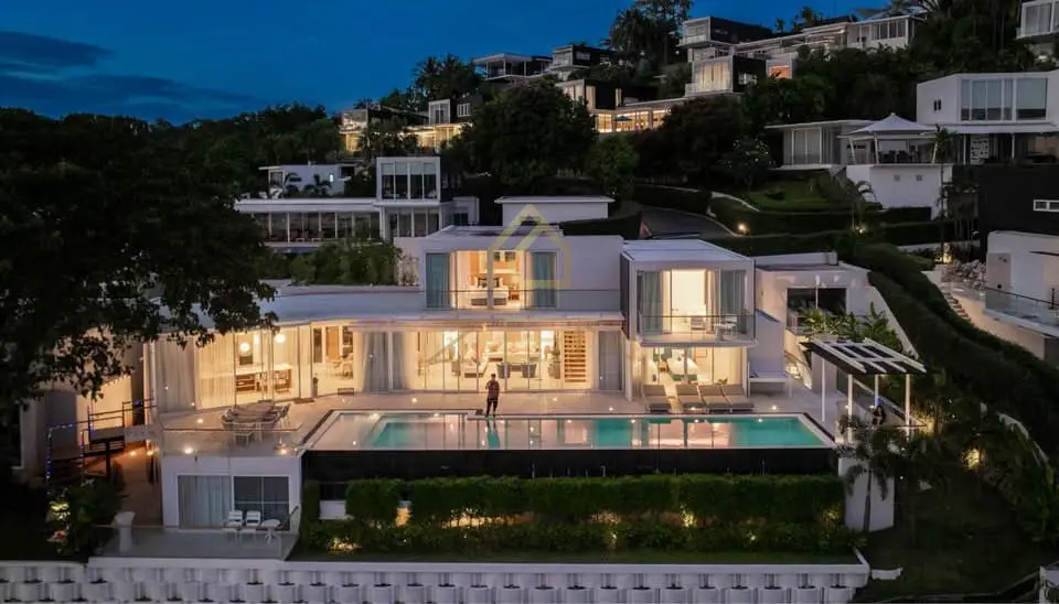 Modern 7-Bedroom Beachfront Villa in Yamu — Long-Term Rental, Pa Klok, Phuket
