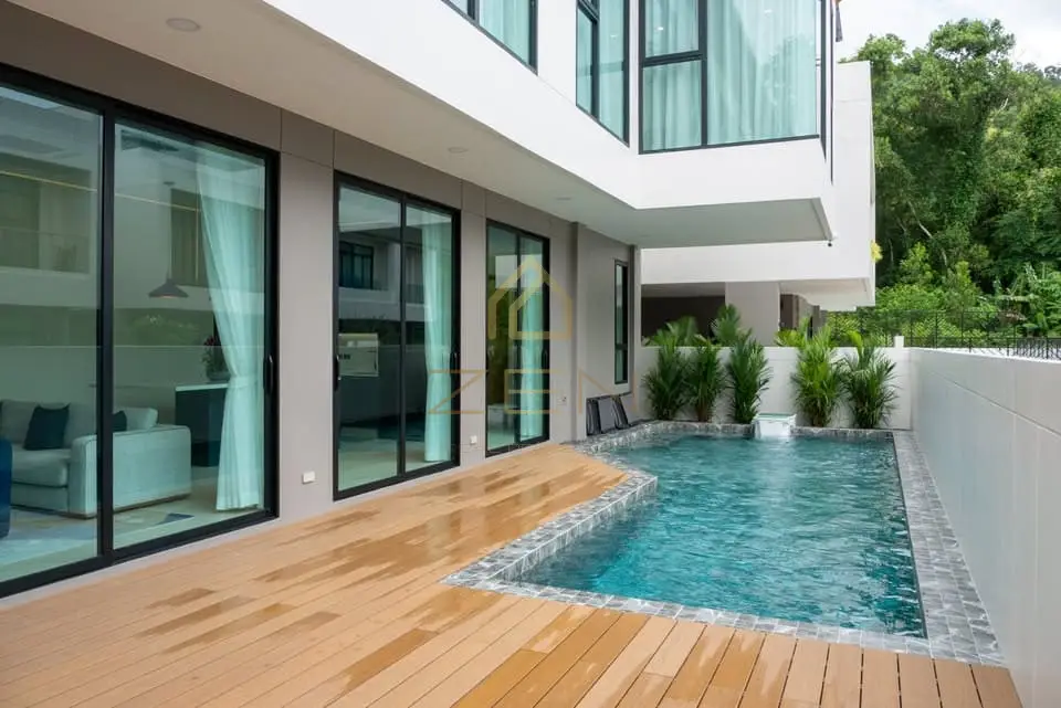 Modern 4+1-Bedroom Luxury Villa in Kathu — Long-Term Rental, Kathu, Phuket