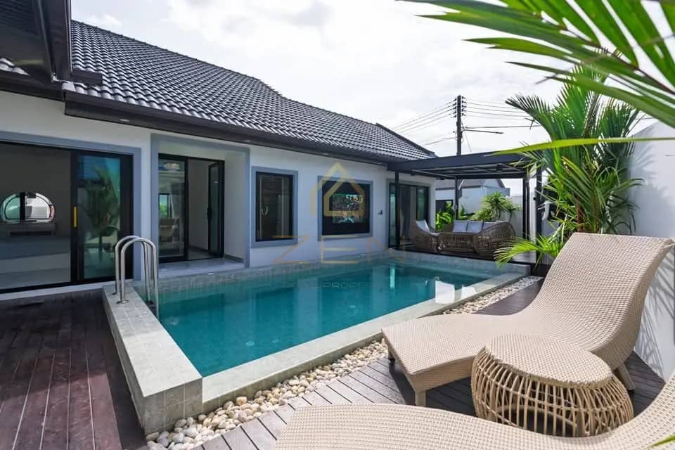 Modern 3-Bedroom Pool Villa in Thalang – Long-Term Rental, Thalang, Phuket
