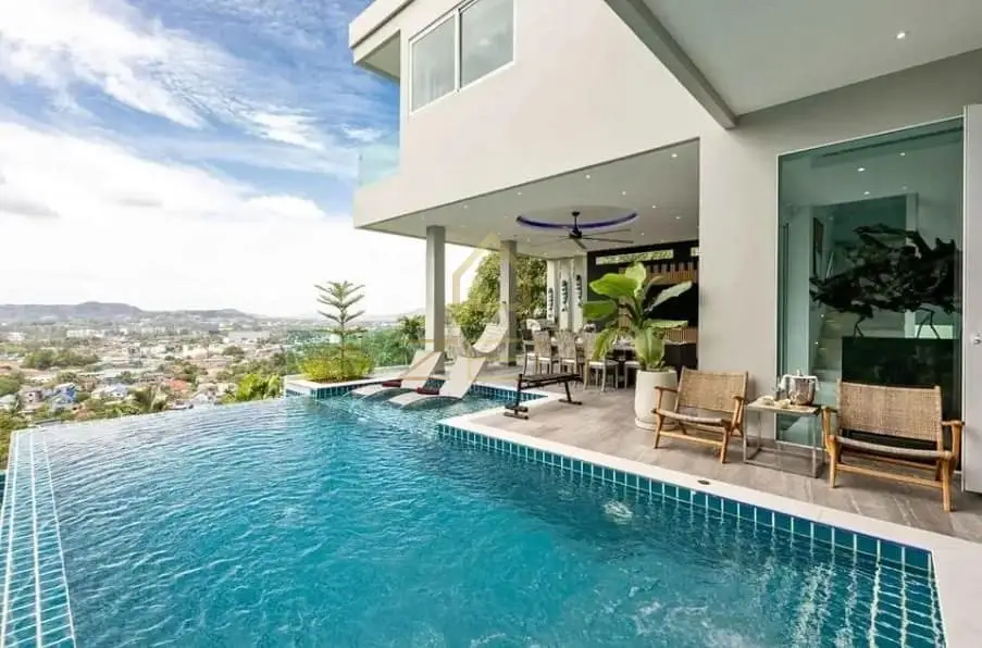 Modern 3-Bedroom Seaview Villa Bang Tao — Long-Term Rental, Bang Tao, Phuket