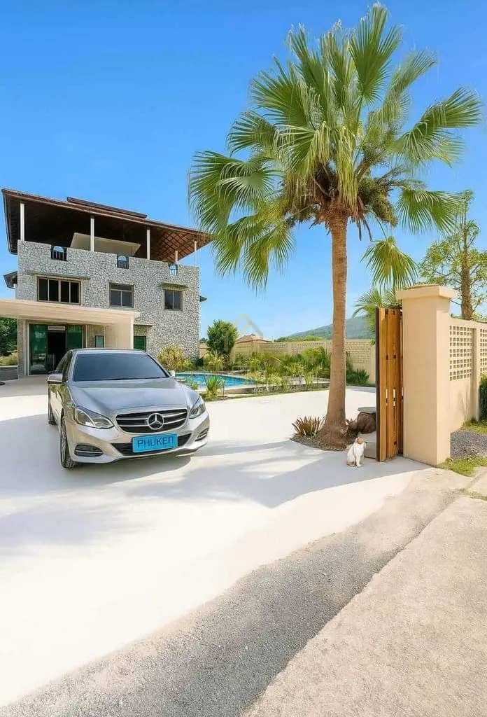 Modern 5-Bedroom Tropical Pool Villa in Saiyuan–Nai Harn — Long-Term Rental, Rawai, Phuket