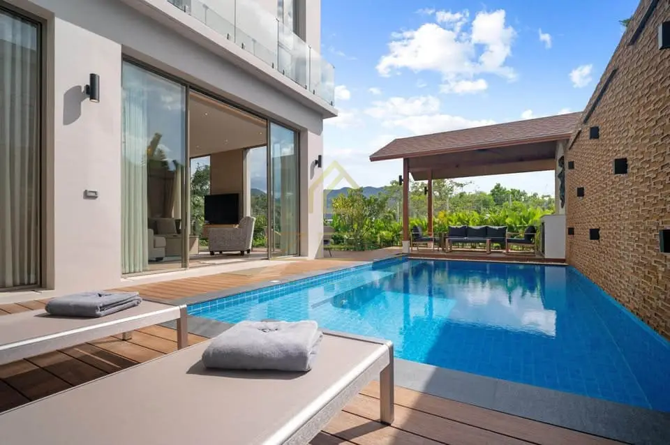 Modern 5-Bedroom Luxury Villa in Cherng Talay, Bang Tao — Long-Term Rental, Bang Tao, Phuket