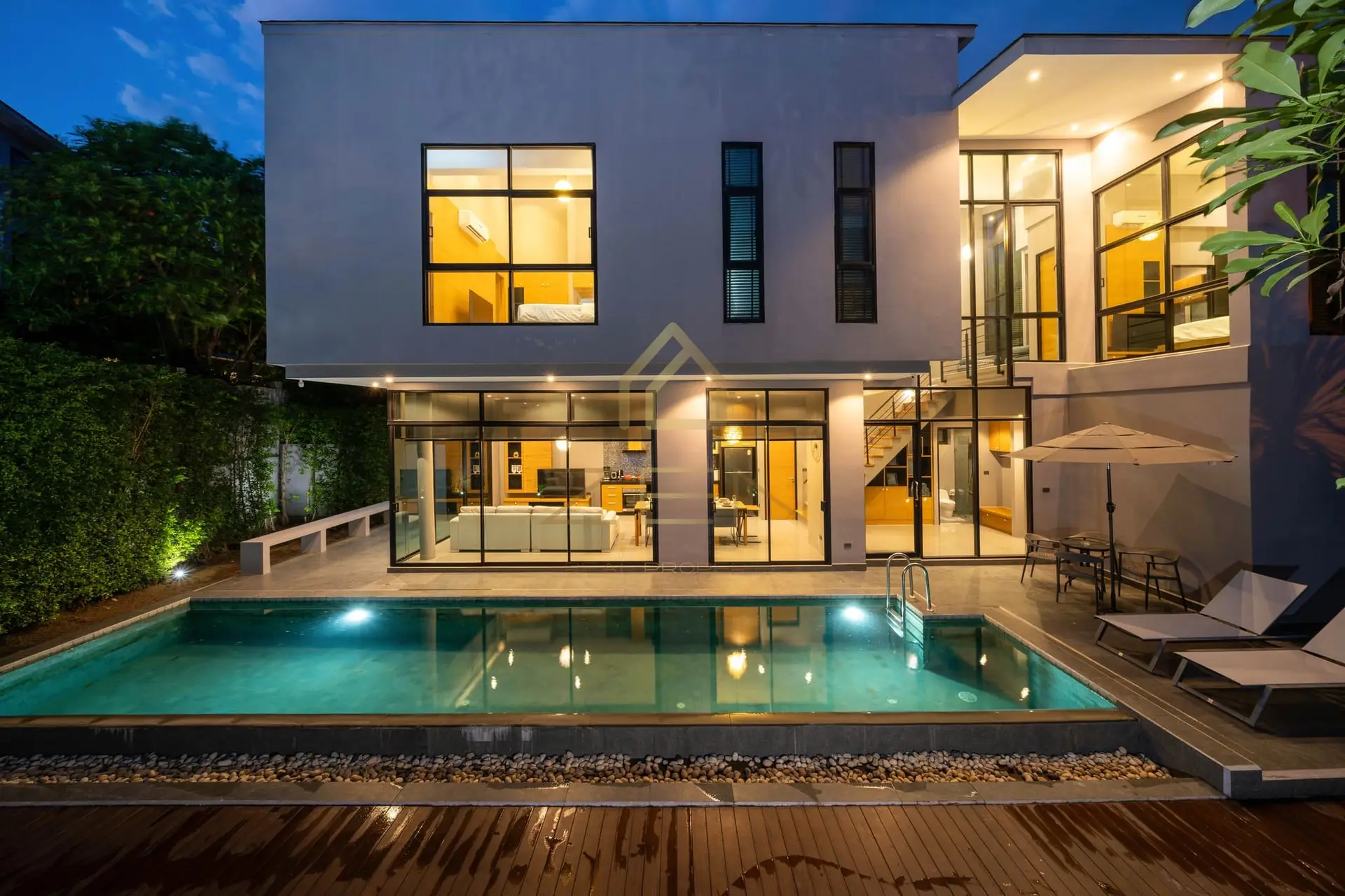 Modern 4-Bedroom Pool Villa in Pasak, Cherng Talay — Long-Term Rental, Bang Tao, Phuket