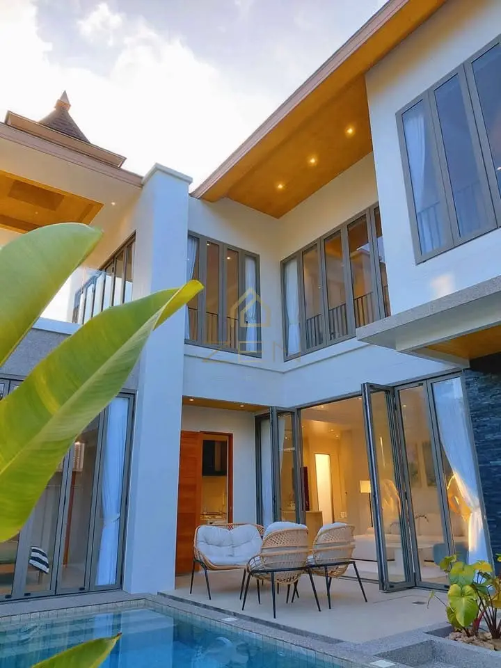 Modern 3-Bedroom Villa Thep Krasatti – Rental in Golden Andes Project, Bang Tao, Phuket