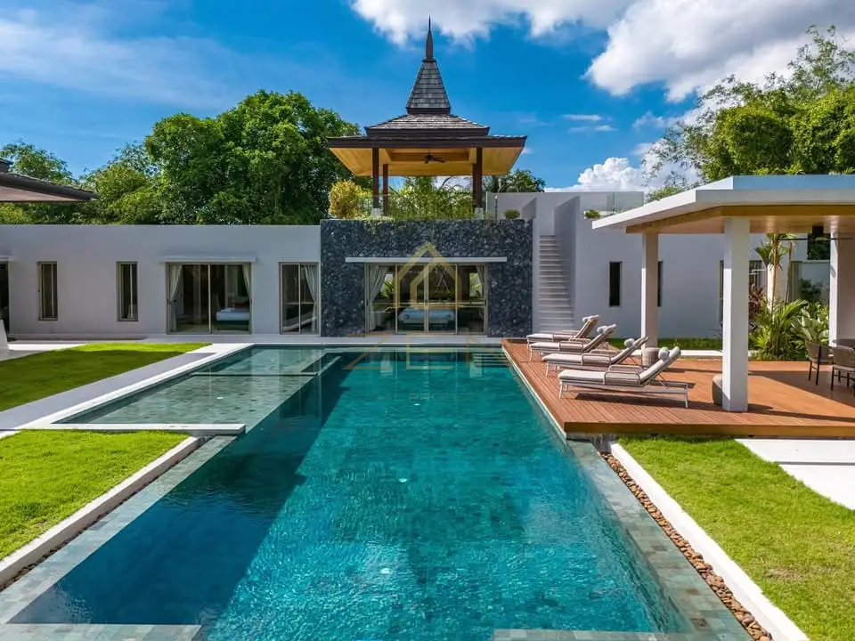 Modern 5-Bedroom Luxury Private Pool Villa in Bangtao — Long-Term Rental, Bang Tao, Phuket