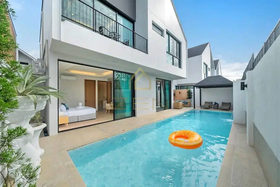 Modern 4-Bedroom Pool Villa Near Bang Tao Beach for Long-Term Rental, Bang Tao, Phuket