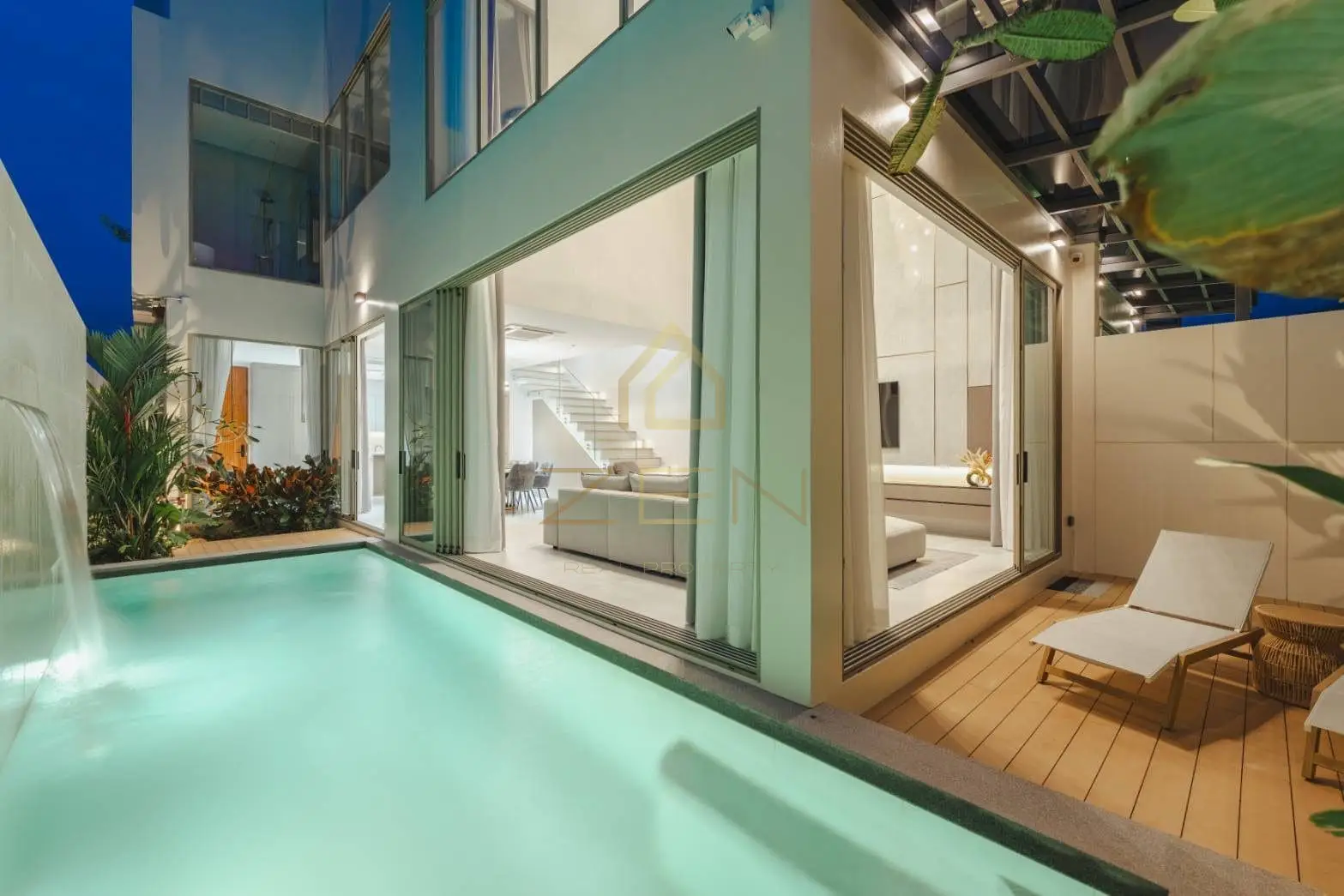 Contemporary Luxury 3-Bedroom Villa Cherngtalay — Long-Term Rental, Bang Tao, Phuket