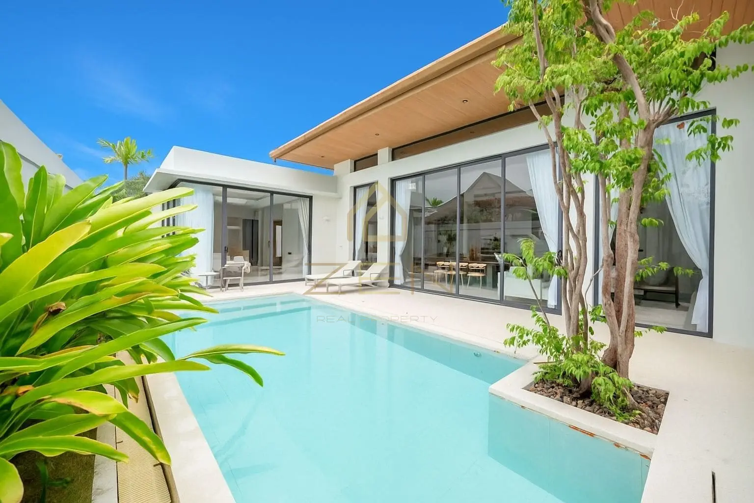 Modern 4-Bedroom Pool Villa in Chalong for Long-Term Rental, Chalong, Phuket