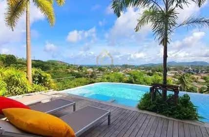 Modern 4-Bedroom Seaview Pool Villa in Surin for Long-Term Rental, Surin, Phuket