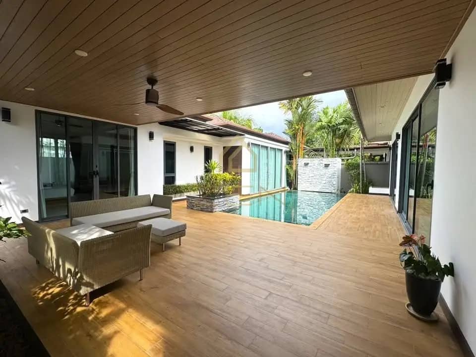 Modern 3-Bedroom Private Pool Villa in Pasak, Cherng Thalay — Long-Term Rental, Bang Tao, Phuket