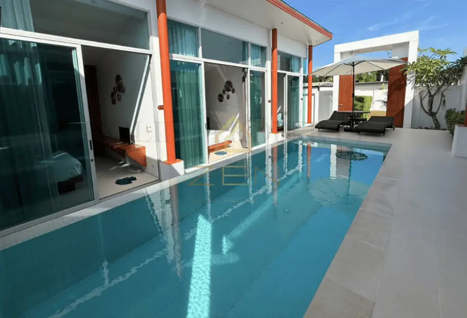 Modern 3-Bedroom Pool Villa in Cherng Talay for Long-Term Rental, Bang Tao, Phuket