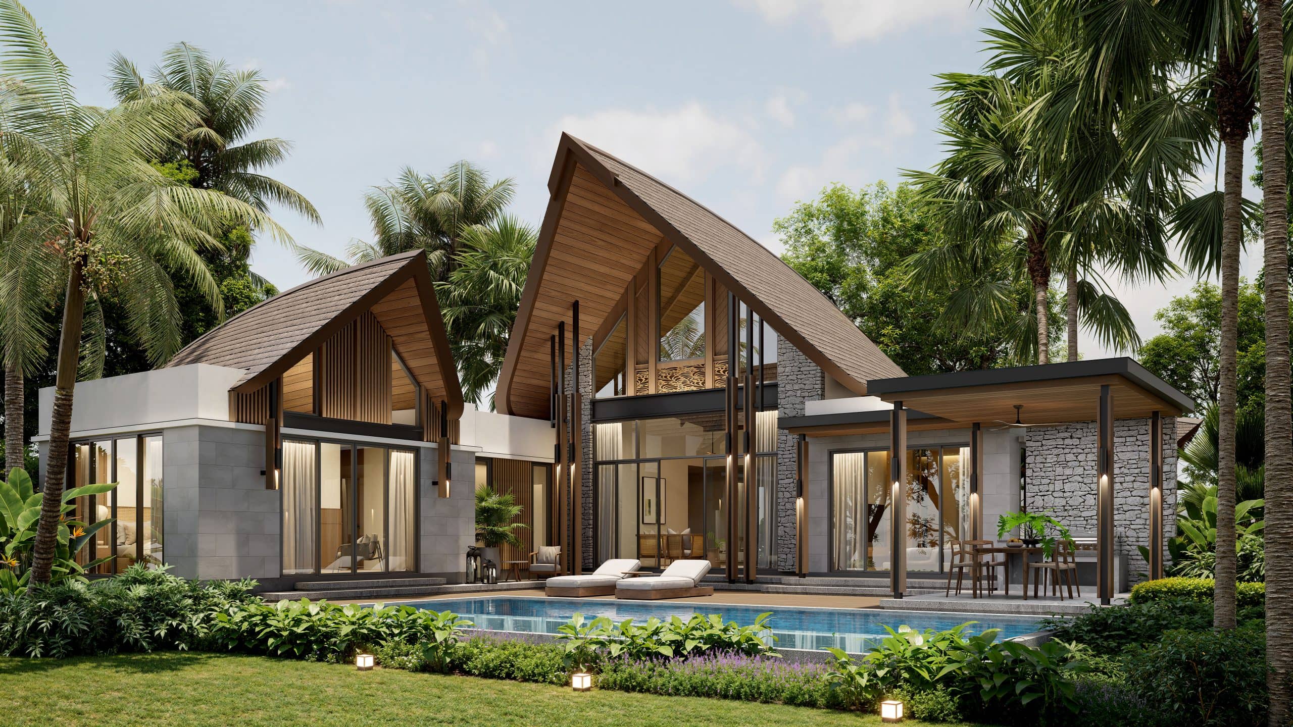 Modern 3–4 Bedroom Pool Villa in Pru Jampa, Phuket – Sale, Thalang, Phuket