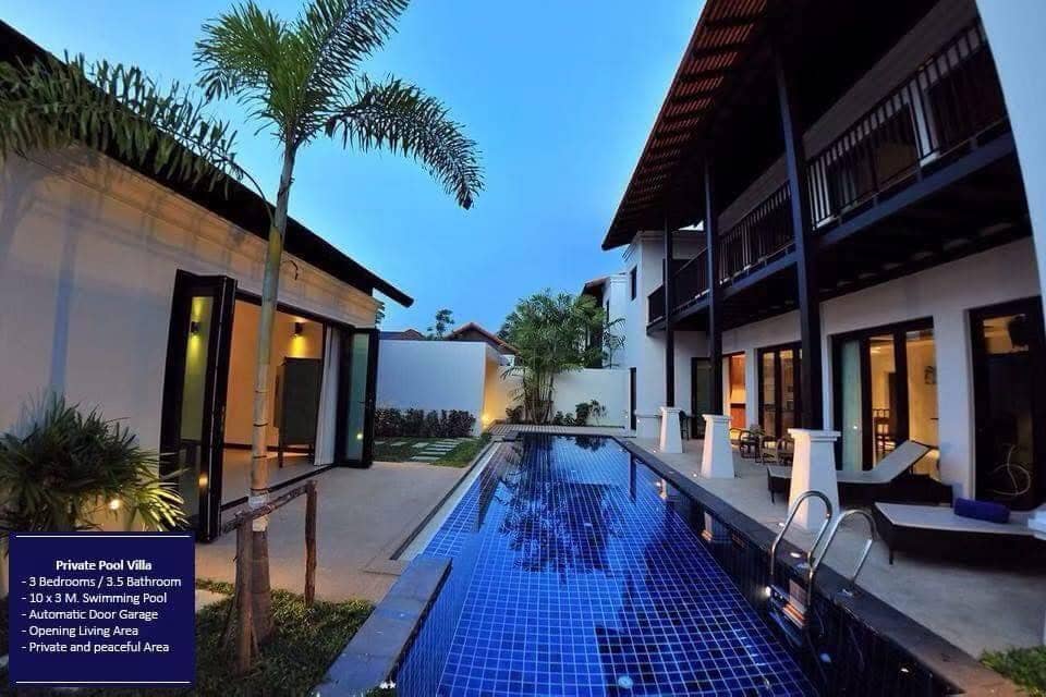 Modern 3-Bedroom Villa Pasak 5 for Rent, Bang Tao, Phuket
