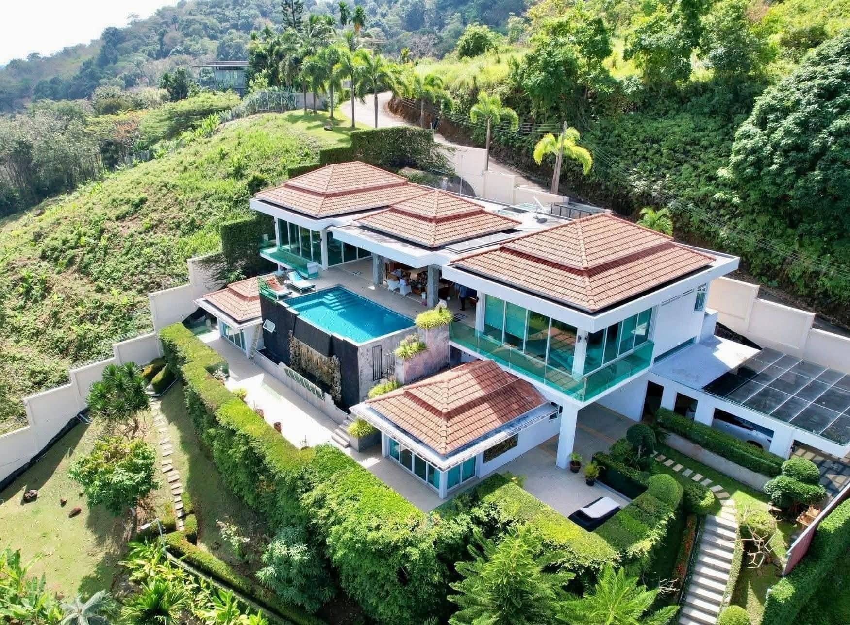 Modern 5-Bedroom Seaview Pool Villa in Pa Khlok for Long-Term Rental, Pa Klok, Phuket