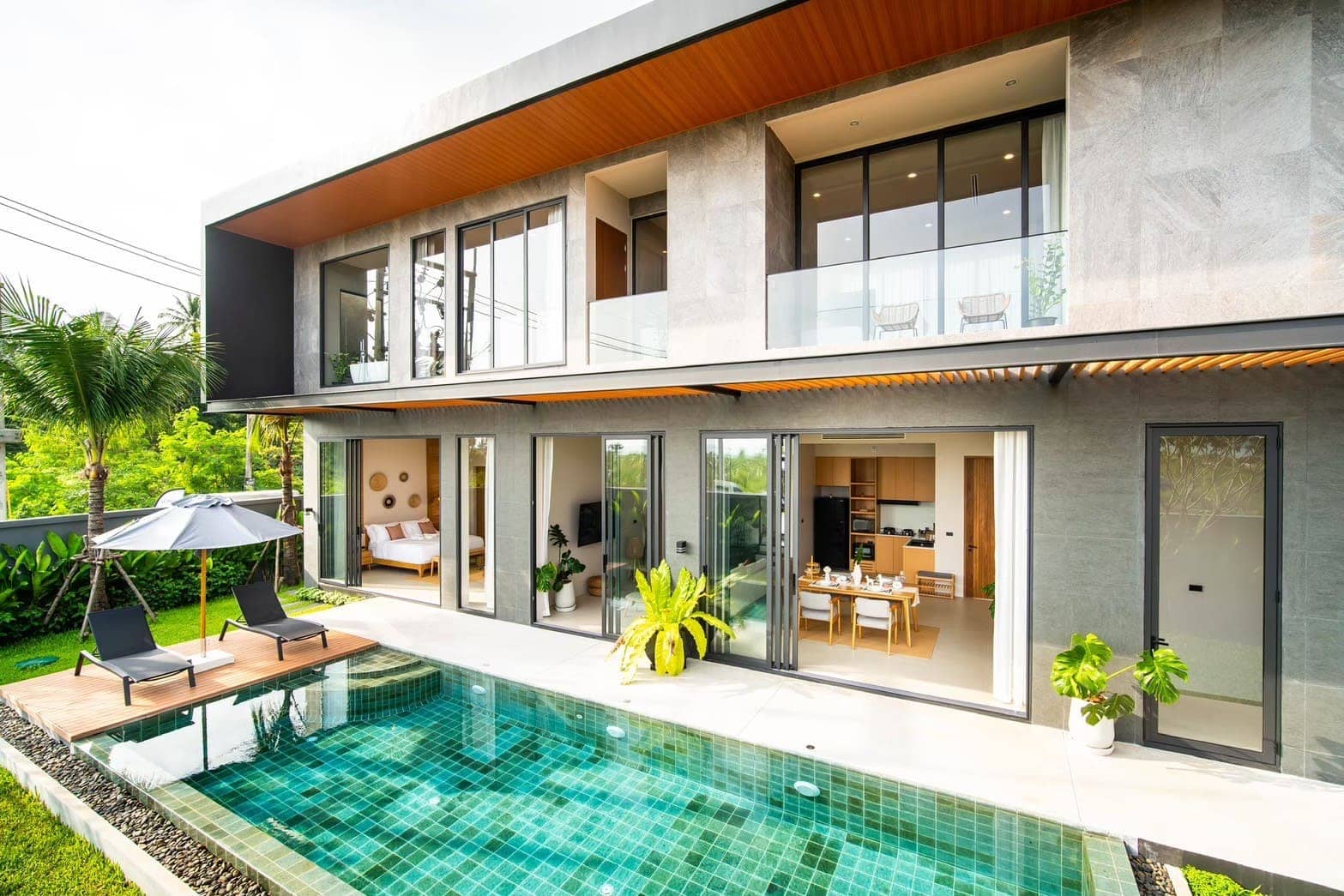 Contemporary 3-Bedroom Long One Villa in Phuket for Rental, Chalong, Phuket
